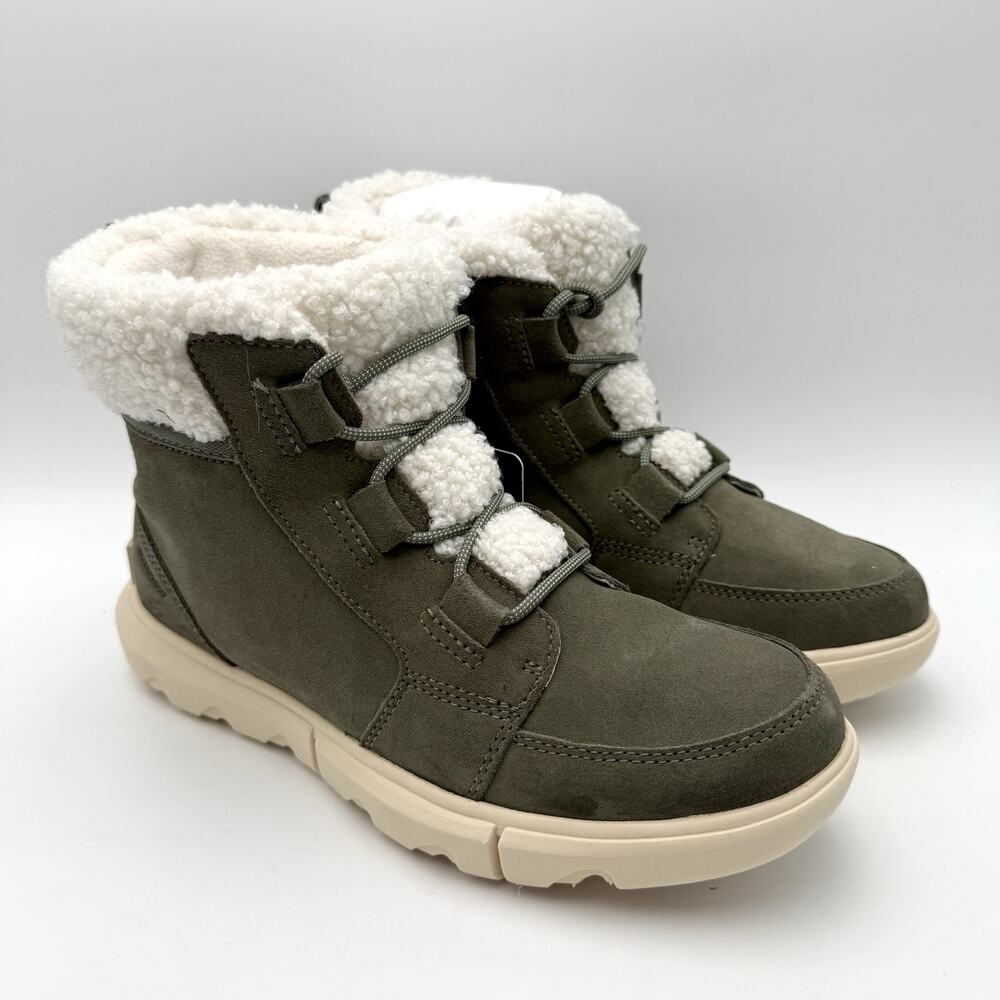 Sorel Womens Explorer Next Carnival Boots US 8 Green Winter Waterproof NIB - Picture 4 of 12